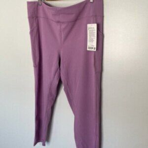 Lululemon Women Purple Invigorate High-Rise Tight 25" Plus Size 18